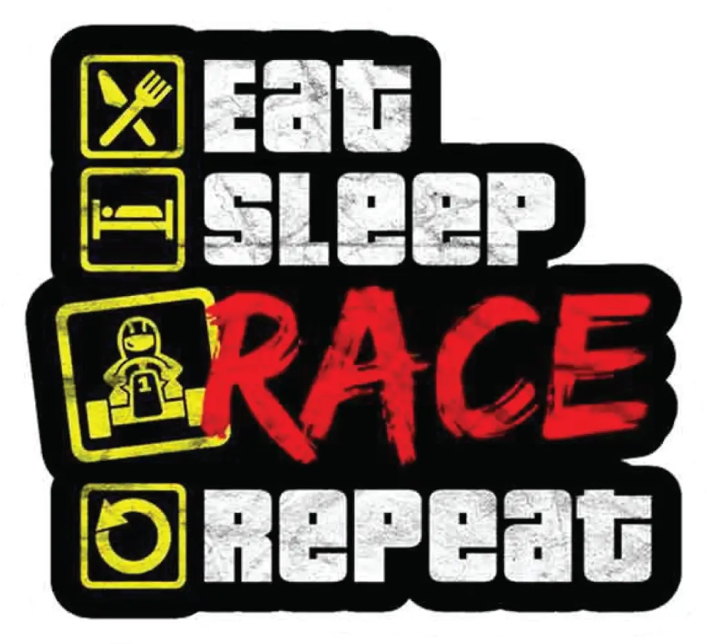 eat sleep race repeat