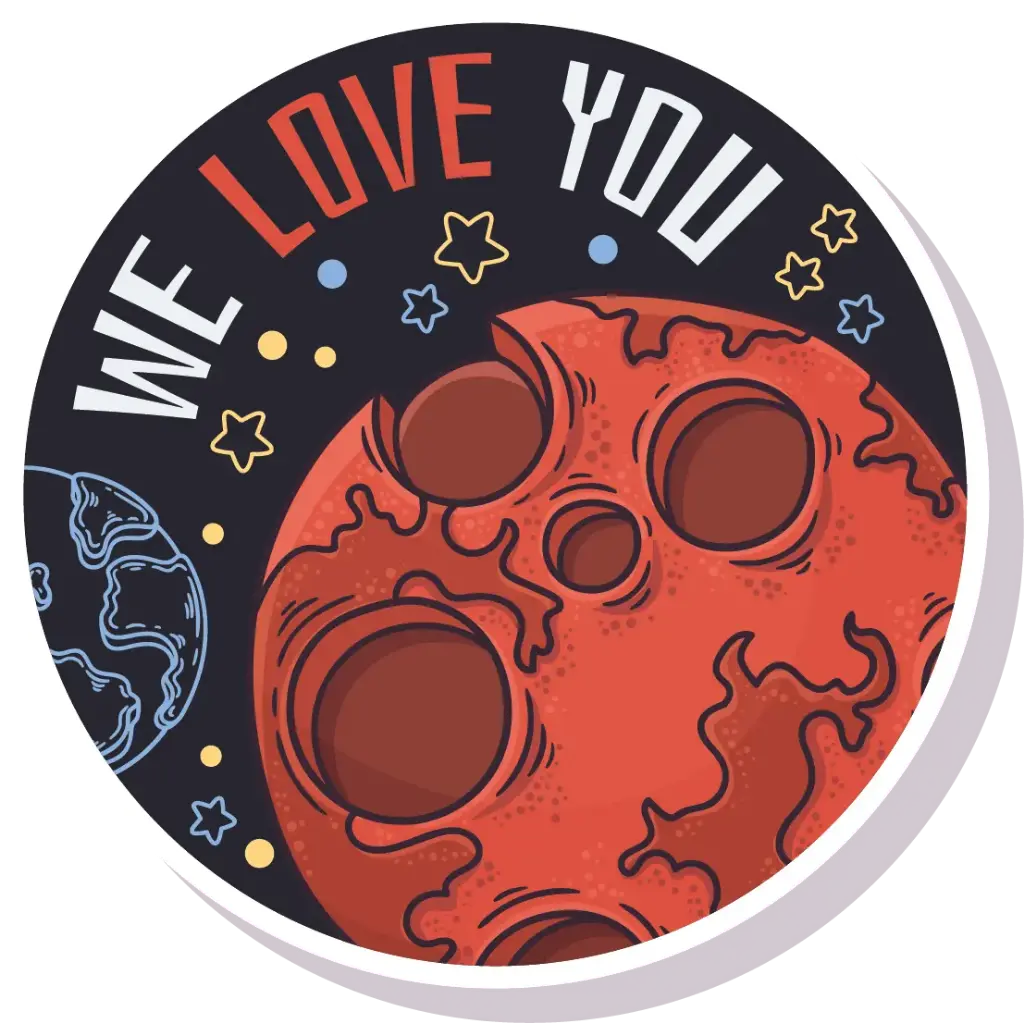 We love you (Red)