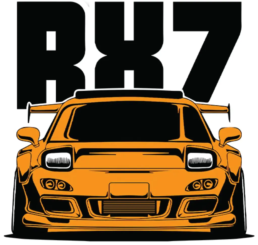 RX7 orange