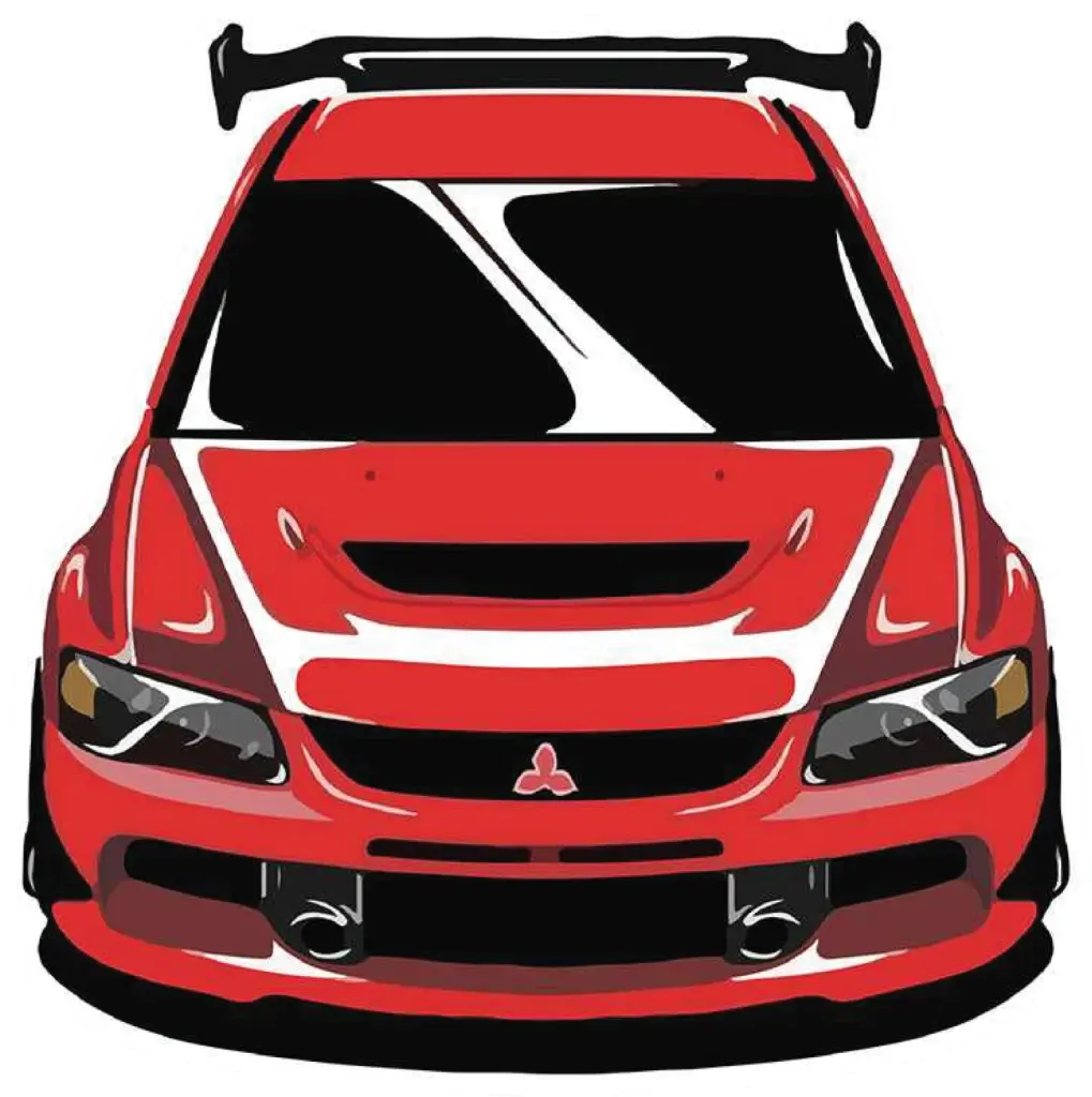 Red mistubishi