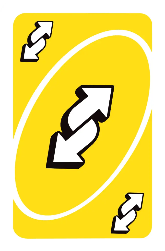 UNO Reverse Yellow