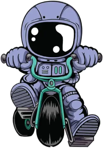 Astronaut Biker