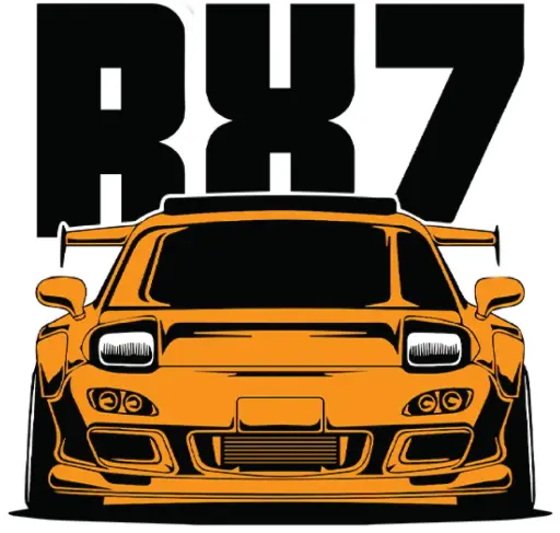 RX7 orange