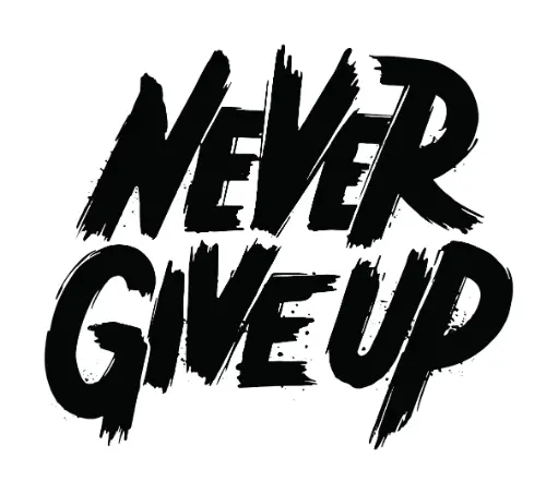 Never Give up